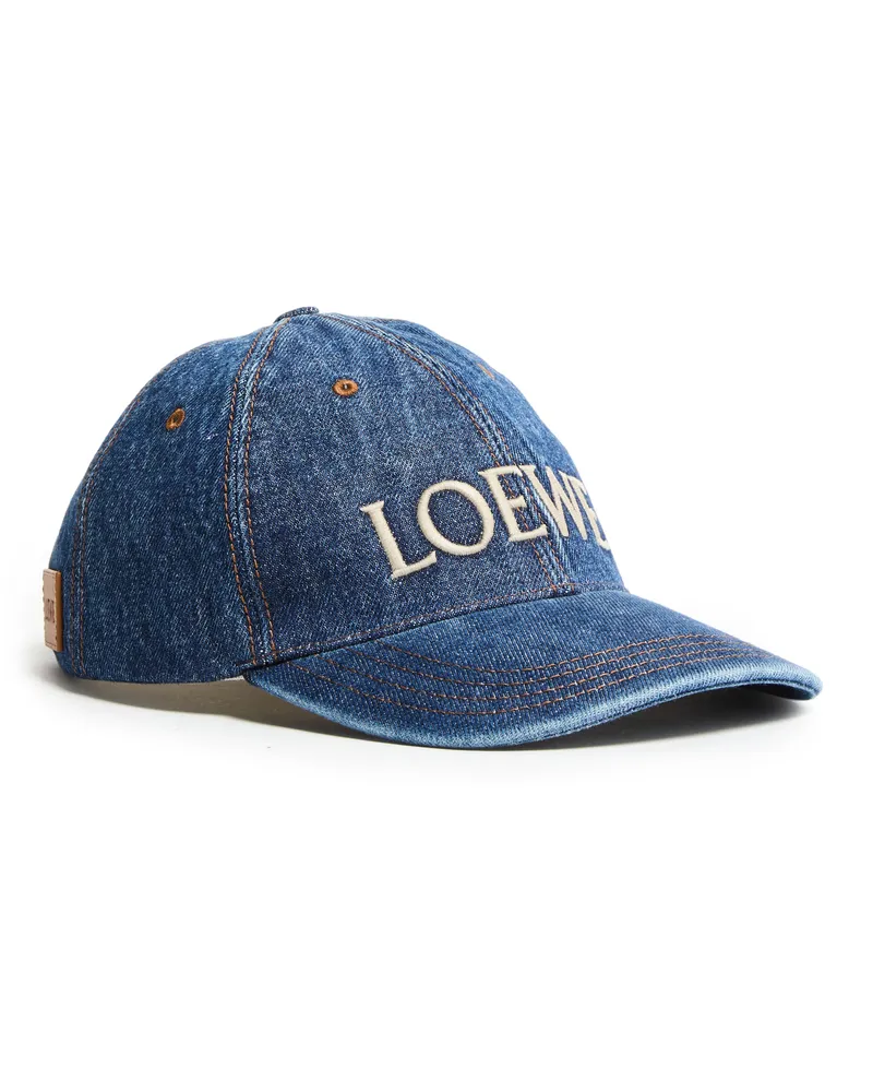 Loewe Kappe aus Denim Blue