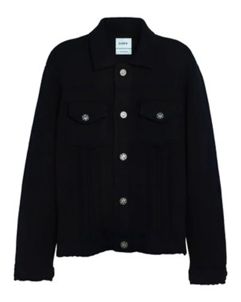 Barrie Jacke im Denim-Look Black