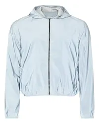 Givenchy Reflektierender Windbreaker mit Kapuze Blue