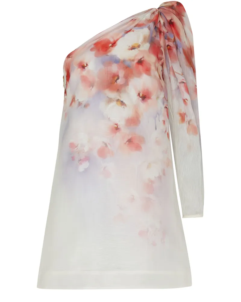 Zimmermann Crush Asymmetrisches Minikleid 