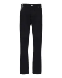 Balmain Jeans mit geradem Bein und Strasssteinchen Silver