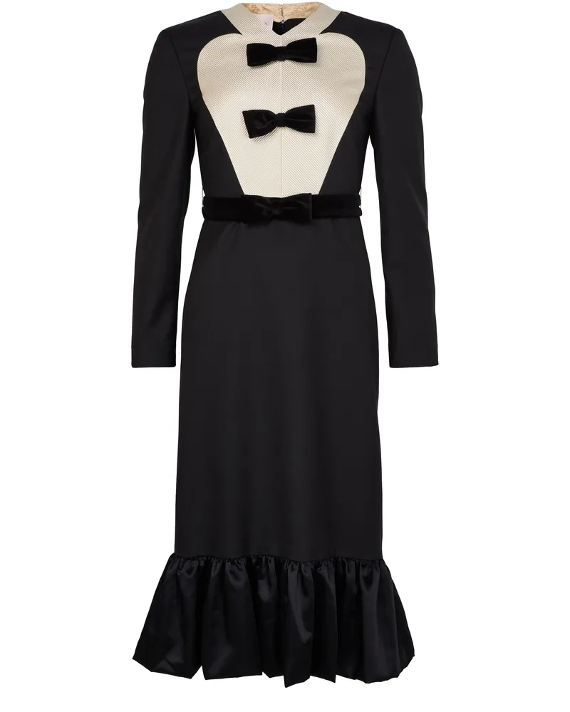 Valentino Garavani Midikleid aus Schurwolle 