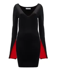 J.W.Anderson Tailliertes Kleid mit kontrastierenden Manschetten Black