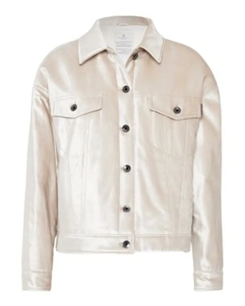 Brunello Cucinelli Blouson mit vier Taschen Beige