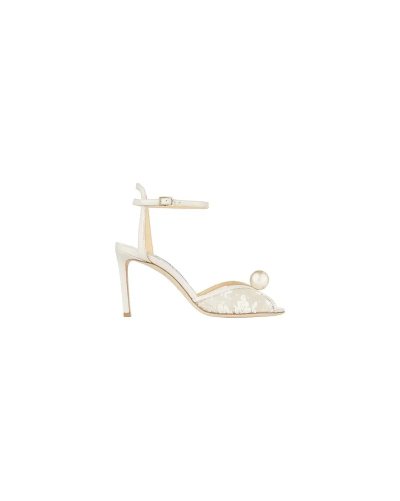 Jimmy Choo Sandalen Sacora 85 White