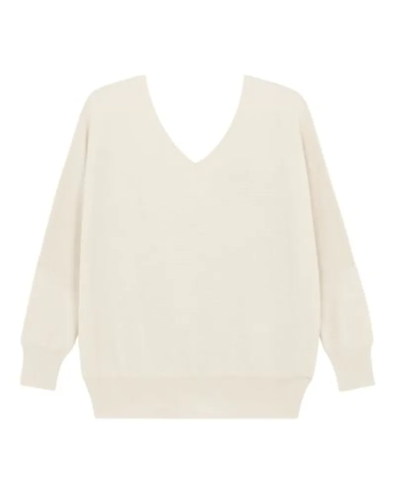 ba&sh Pullover Elsy White