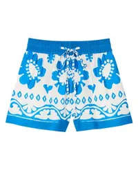 Sandro Weite bedruckte Shorts Blue