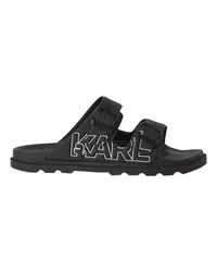 Karl Lagerfeld Kondo Tred-Sandalen mit zwei Riemen Black