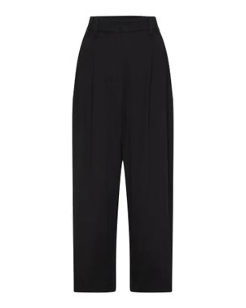 Max Mara Hosen mit geradem Bein Dina Black