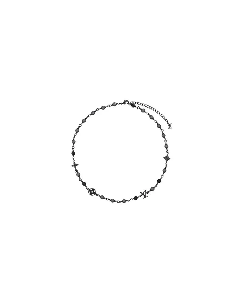 Louis Vuitton LV Pearls Halskette Silver