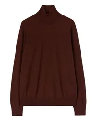 Jil Sander Pullover mit Stehkragen Brown