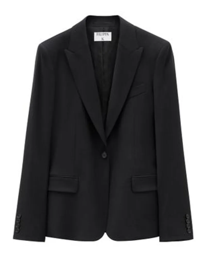 Filippa K Cooler Wollblazer Sasha Black