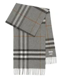 Burberry Kaschmir-Schal Check Grey