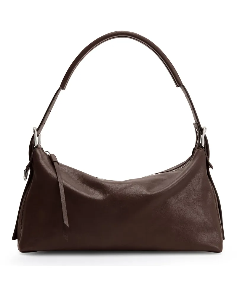 Christophe Lemaire Baguette-Tasche aus Leder mit Gürtel 
