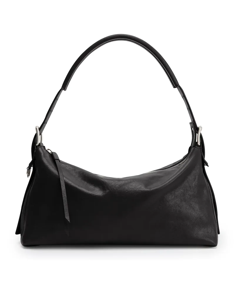 Christophe Lemaire Baguette-Tasche aus Leder mit Gürtel 