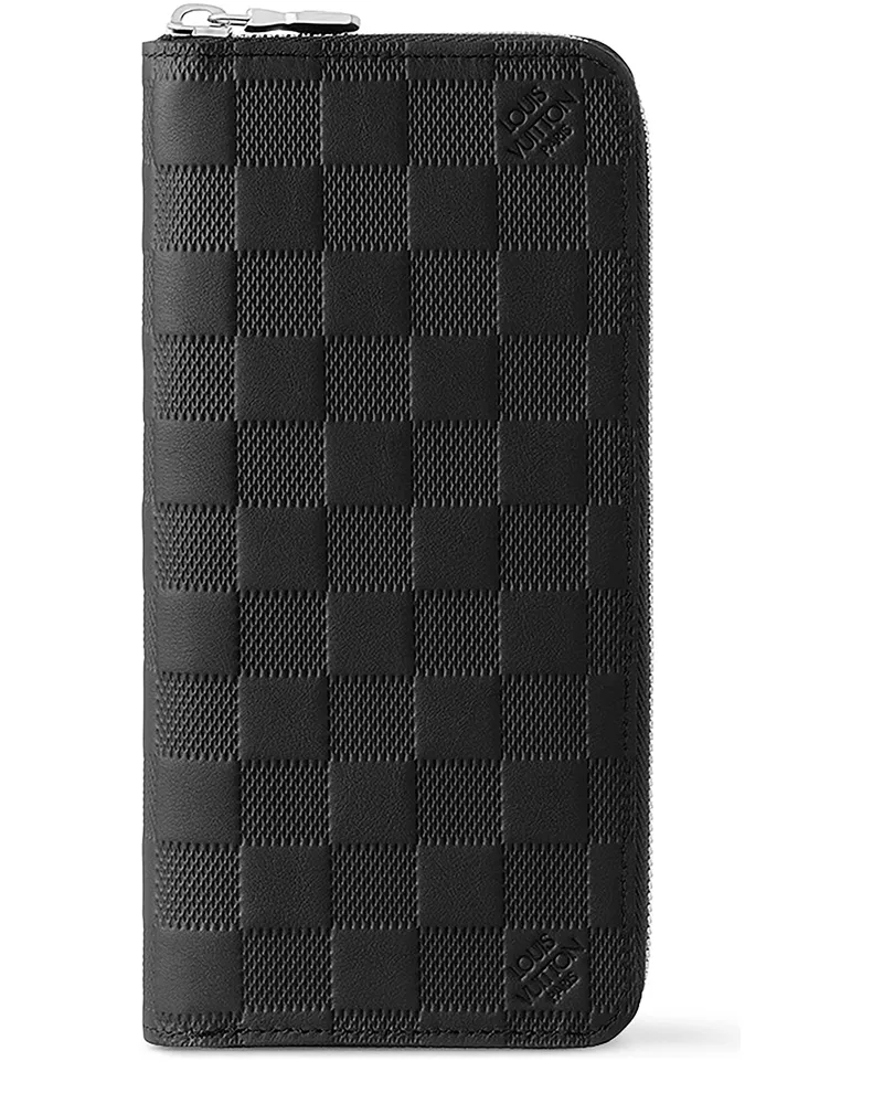 Louis Vuitton Zippy Vertical Geldbörse Black