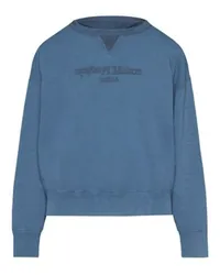 Maison Margiela Sweatshirt mit Reverse Logo Blue