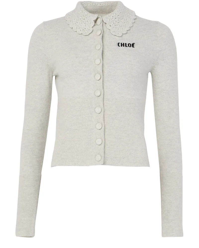 Chloé Taillierter Cardigan mit Logo 