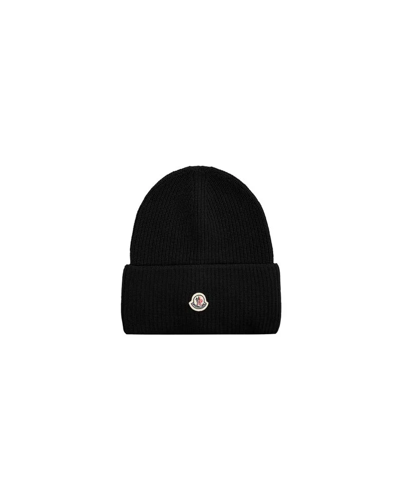 Moncler Logo beanie Black