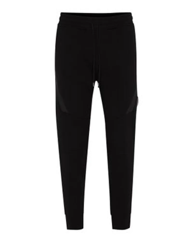 C.P. Company Jogginghose Diagonal Raised Fleece Black