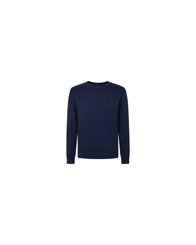 Hackett Rundhalspullover Navy