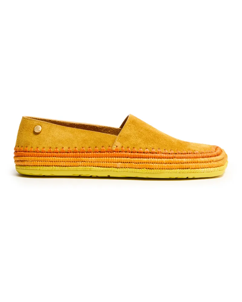 Loewe Espadrilles Rio aus Wildleder und Raffia 