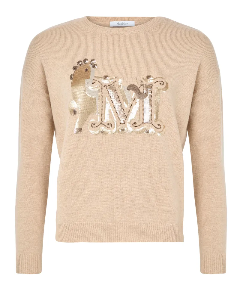 Max Mara Pullover mit Rundhalsausschnitt 
