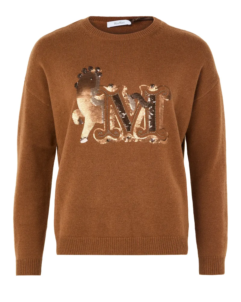 Max Mara Pullover mit Rundhalsausschnitt 