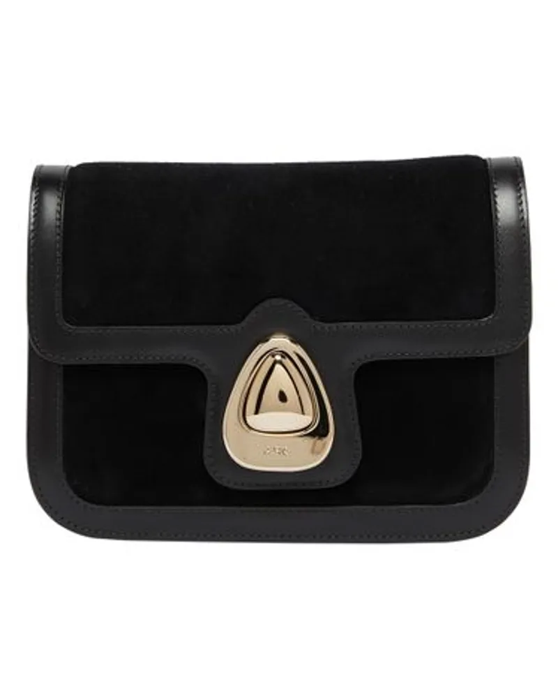 A.P.C. Kleine Schultertasche Astra Black