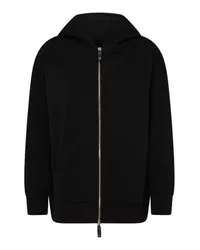 Max Mara Hoodie mit Reißverschluss Doppia Black