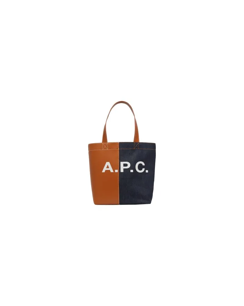 A.P.C. Tote Bag Axel Brown