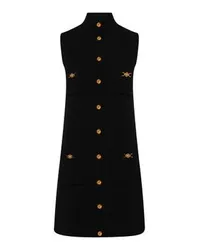 Versace Kurzes Strickkleid Black