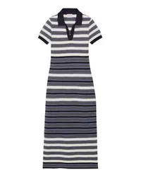 Claudie Pierlot Langes, zweifarbiges Strickkleid Multicolor