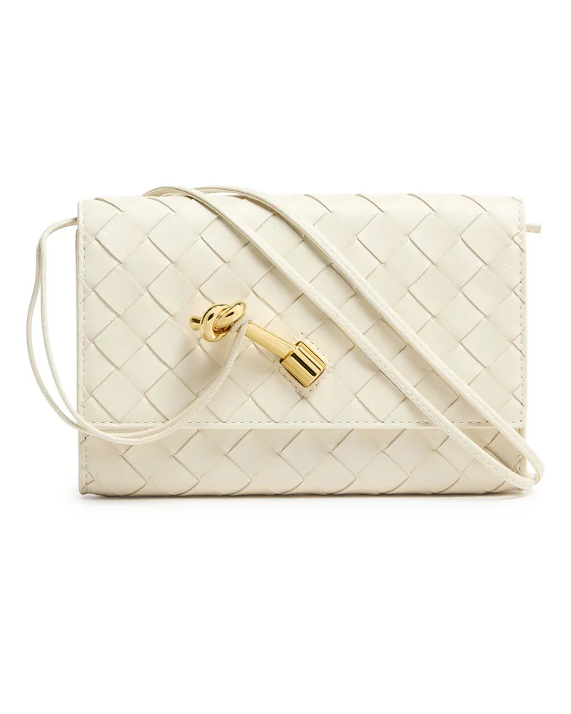 Bottega Veneta Brieftasche Andiamo Slim mit Trageriemen 
