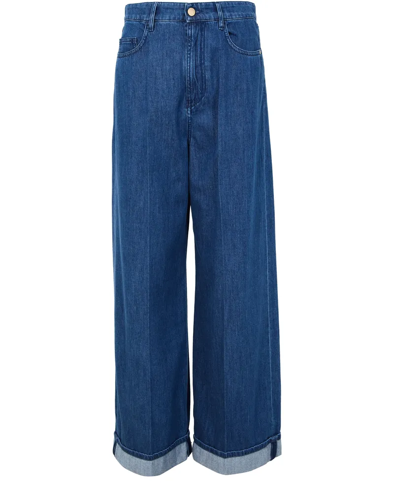 Max Mara Lupino Jeans mit weitem Bein 