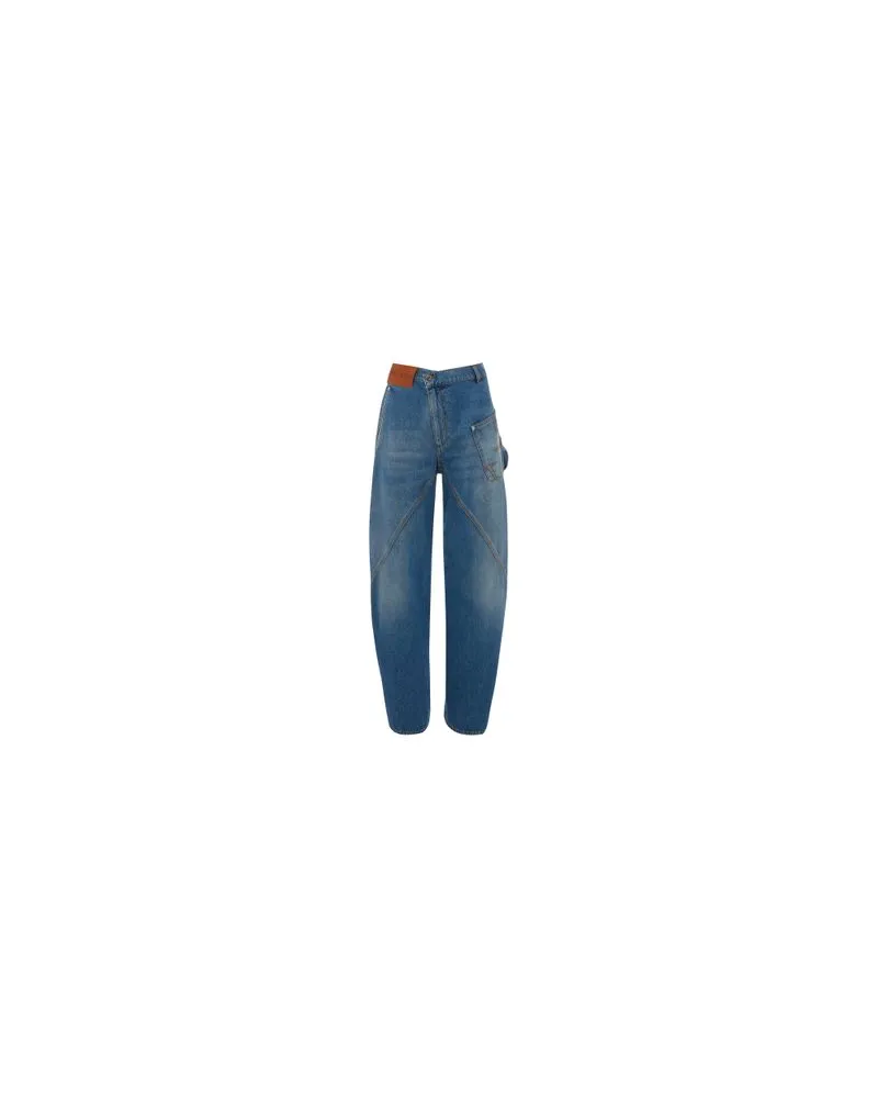 J.W.Anderson Denim-Jeans im verdrehten Workwear-Look Blue