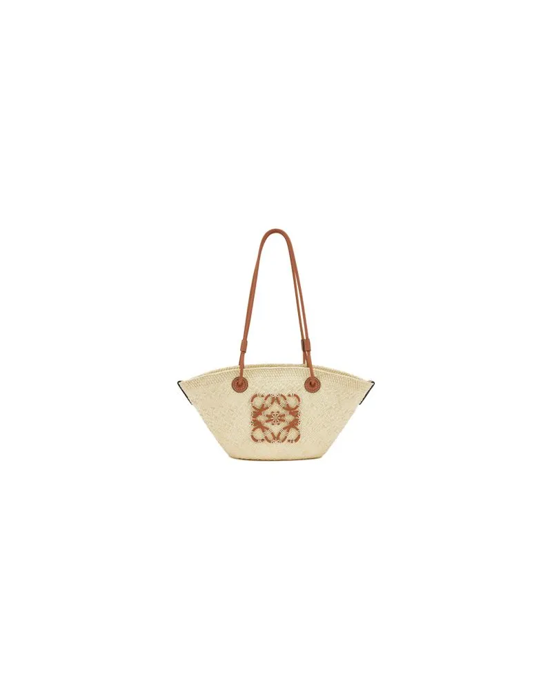Loewe Kleine Korbtasche Anagram Beige