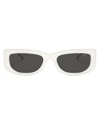 Prada Rechteck-Sonnenbrille PR14YS White