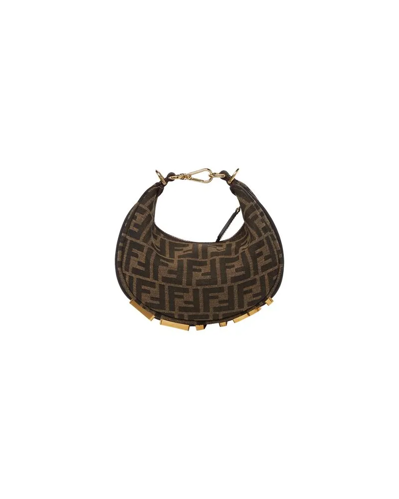 Fendi Hobo Bag Fendigraphy Brown