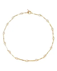 Gas Bijoux Halskette Perla Gold White