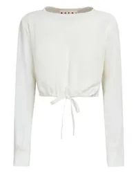 Marni Top mit Kordelzug White