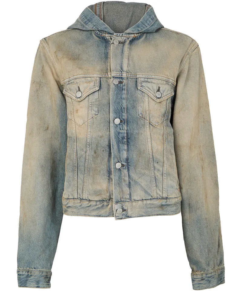Acne Studios Jeansjacke mit Kapuze 