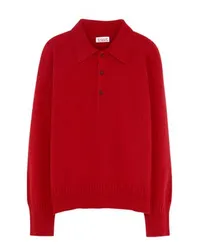 TRICOT Polo-Pullover Burgundy