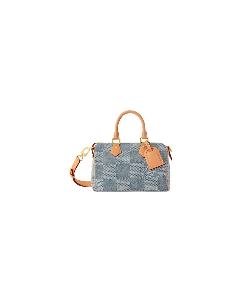 Louis Vuitton Speedy 25 mit Schulterriemen Blue