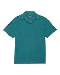 Frescobol Carioca Faustino Terry Baumwoll-Poloshirt Green