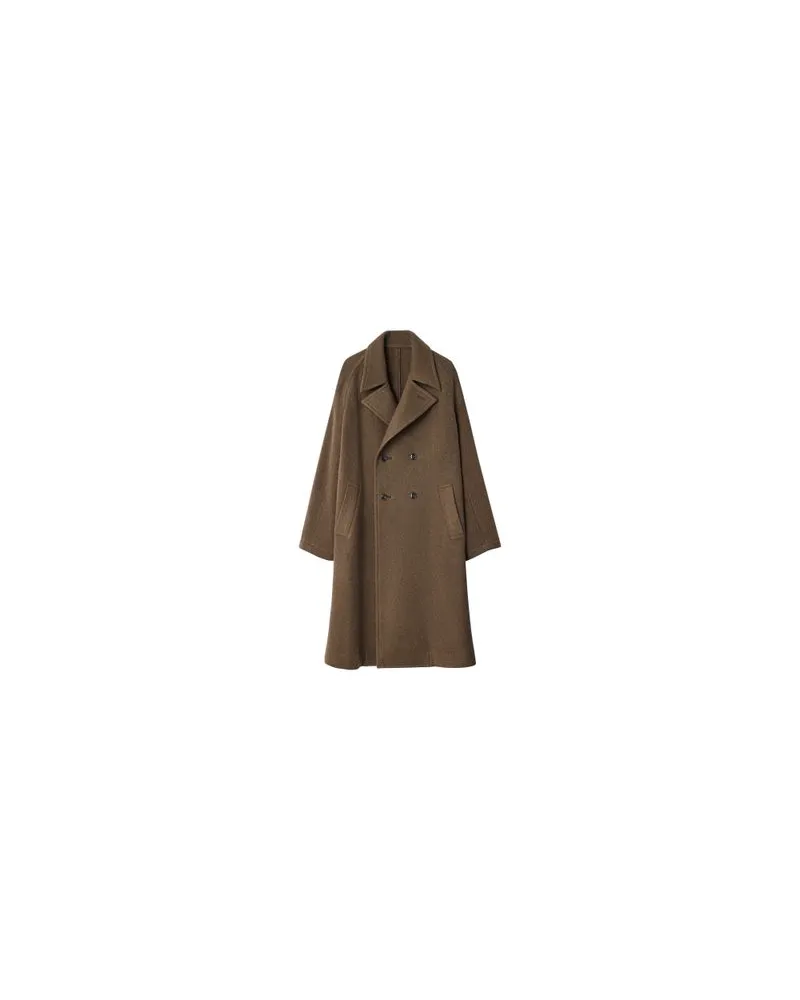 Christophe Lemaire Softmantel mit zweireihiger Knöpfung Brown