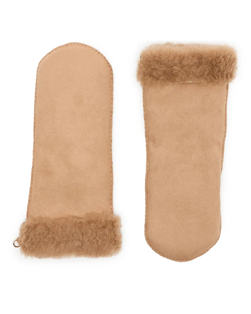 Max Mara Handschuhe Sand Beige