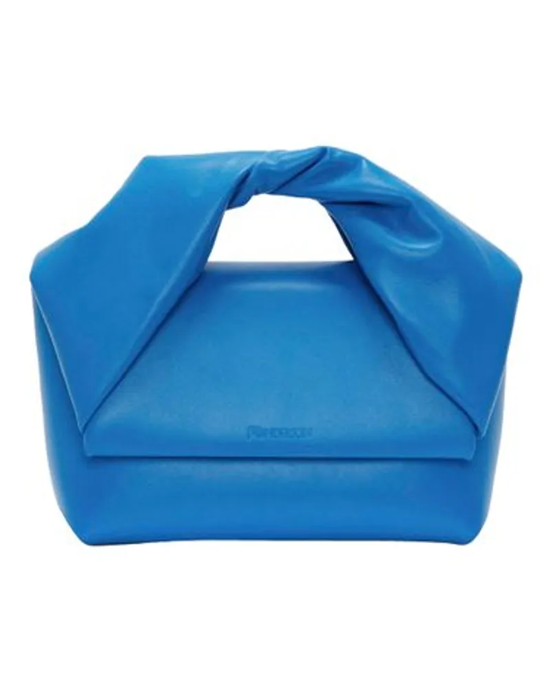 J.W.Anderson Mittelgroße Ledertasche mit Griff Twister Blue