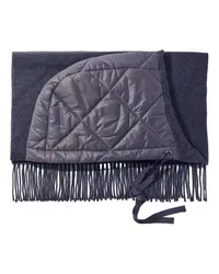 Maje Wollponcho mit Kapuze Black