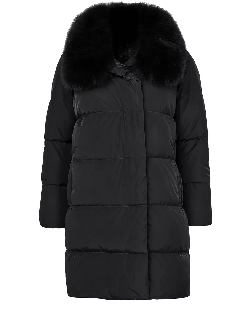 Yves Salomon Daunenjacke mit Kragen aus Fuchspelz 